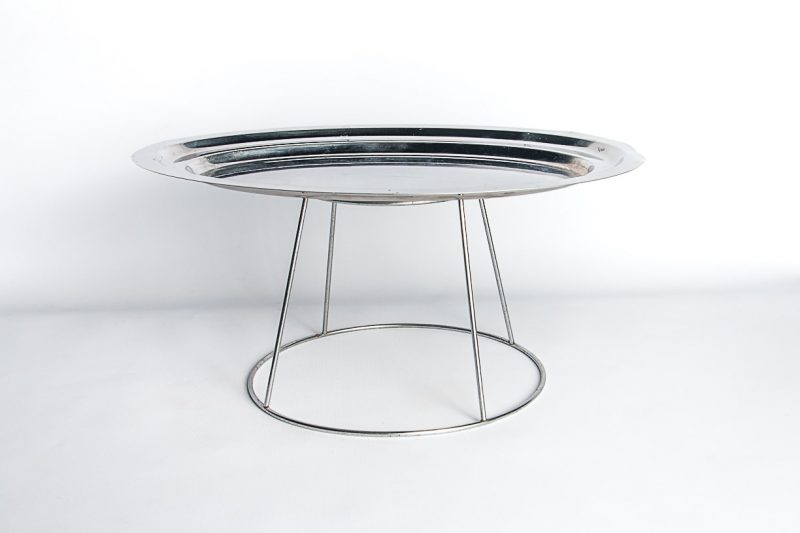 Plat inox 45 cm